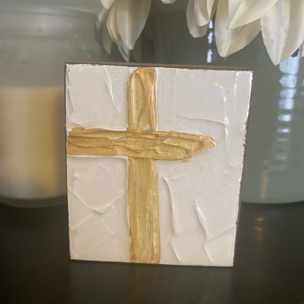 Wooden Painted Cross